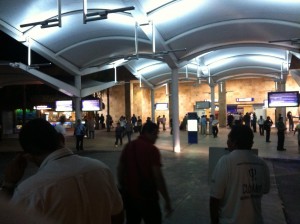 Cancun Airport pickup area