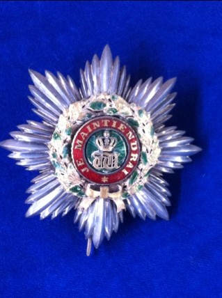 Dutch military star-shaped pin