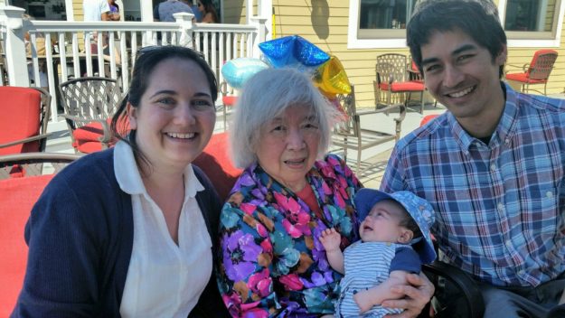 Em, Grandma Teresa, Myron, and Mike